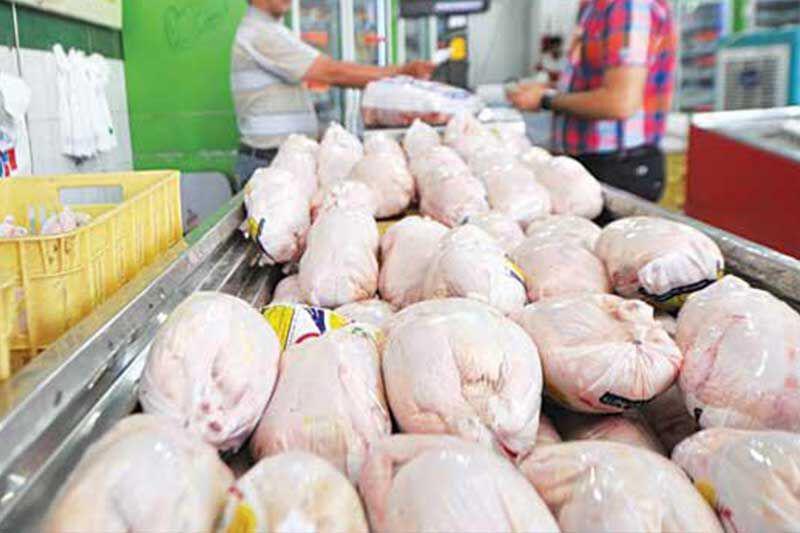 تزریق بالغ بر ۹۰۰ تن مرغ گرم و منجمد به بازار گیلان