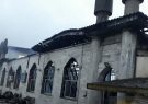 آتش سوزی مسجد صاحب الزمان(عج) زیباکنار