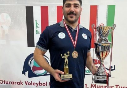 قهرمانی ورزشکار گیلانی با تیم ملی والیبال نشسته در رقابت‌های جهانی