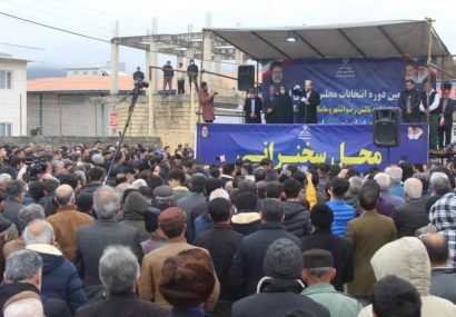 جمع انتخاباتی بزرگ محمد شیخان در شاندرمن