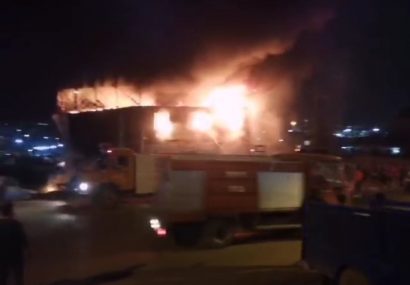 آتش سوزی ۳ مغازه در ماسال