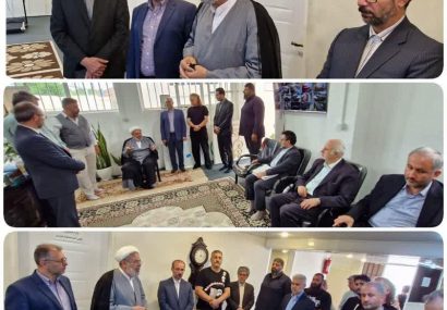 رئیس کل و هیئت رئیسه دادگستری گیلان از کمپ درحال تاسیس شهرداری سیاهکل بازدید کردند