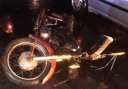 پایان تلخ موتورسوار ۳۵ ساله در جاده فرعی رضوانشهر