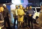 بازدید شبانه استاندار گیلان از مناطق دچار آب‌گرفتگی در بندر انزلی