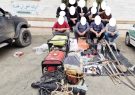 باند ۱۳ نفره حفاران غیرمجاز در تالش متلاشی شد