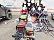 باند ۱۳ نفره حفاران غیرمجاز در تالش متلاشی شد باند ۱۳ نفره حفاران غیرمجاز در تالش متلاشی شد