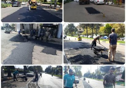 ترمیم و روکش آسفالت خیابان های سطح شهر توسط نیروهای شهرداری سیاهکل ترمیم و روکش آسفالت خیابان های سطح شهر توسط نیروهای شهرداری سیاهکل