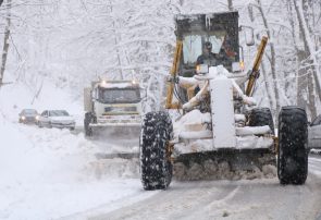 آغاز بارش‌ برف در ۲ محور کوهستانی گیلان؛ تردد جریان دارد