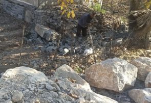 رفع تصرف بخشی از بستر رودخانه در بخش دیلمان