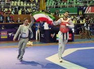 تکواندوکار گیلانی بر بام جهان ایستاد