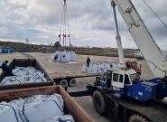 تخلیه نخستین محموله سیمان نیزار قم در بندر کاسپین آغاز شد تخلیه نخستین محموله سیمان نیزار قم در بندر کاسپین آغاز شد