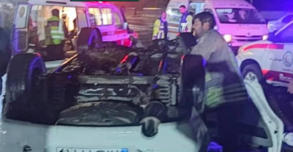 واژگونی خودرو در جاده سراوان با یک کشته و پنج مصدوم